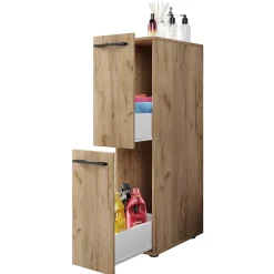 25x110x50 Bad Nischenschrank mit 2 Auszügen - Naico