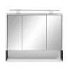 70x68x16 Bad Spiegelschrank aus Stahl in Weiß - Ismilav
