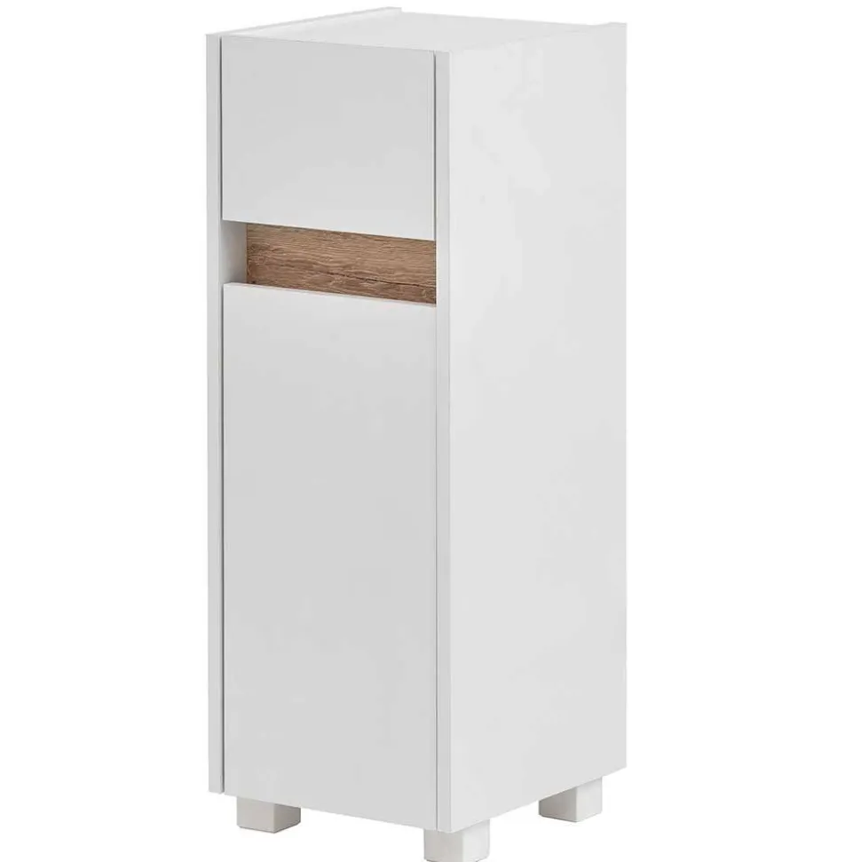 31x85x33 Bad Unterschrank mit Tür & Schublade - Etravia