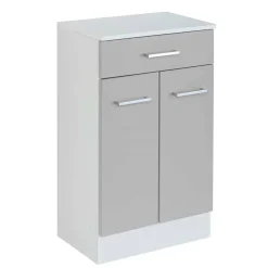 50x84x35 Bad Vertiko in Hellgrau - Girios