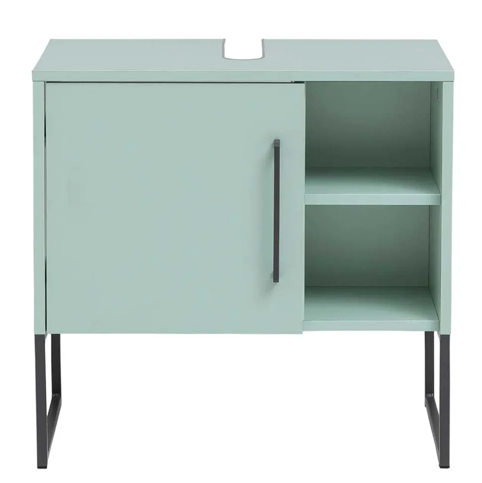 61x60x33 Bad Waschbeckenschrank aus in Mint - Esdrus