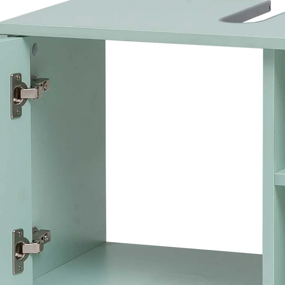 61x60x33 Bad Waschbeckenschrank aus in Mint - Esdrus