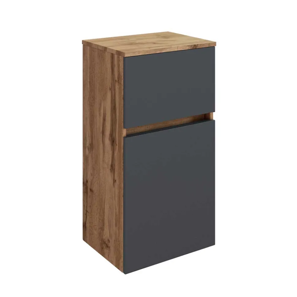 40x84x35 Badezimmer Schrank zweifarbig - Athrin