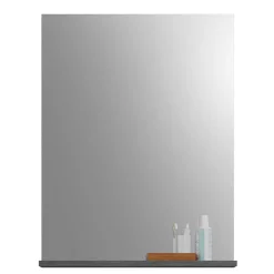 60x79x19 Badspiegel mit Ablage in Grau - Nancys