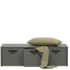 120x36x50 Bank mit drei Schubladen - Daraon