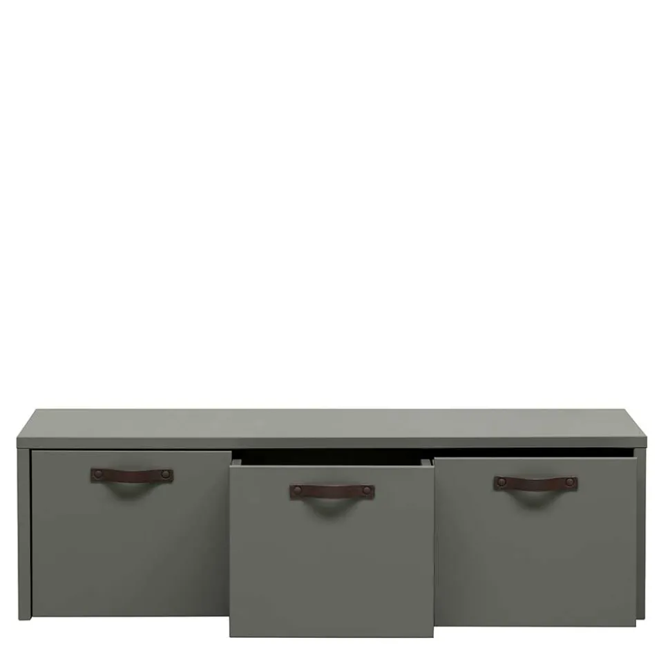 120x36x50 Bank mit drei Schubladen - Daraon