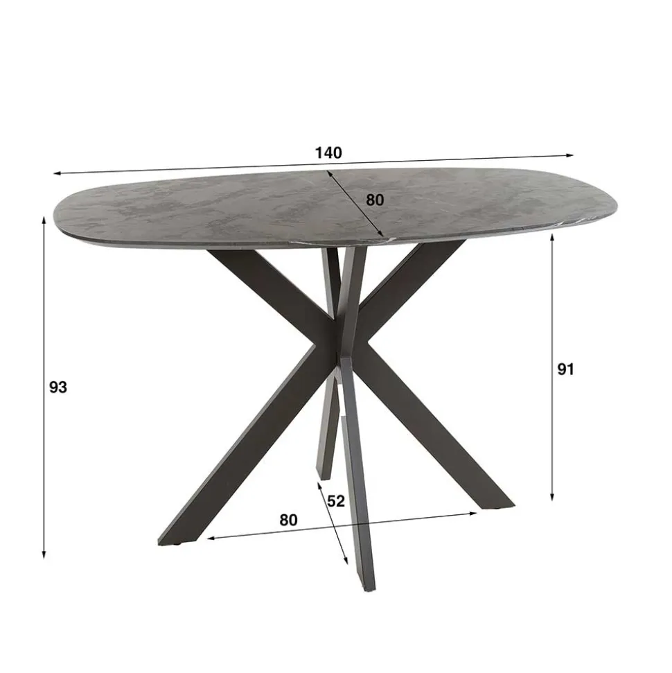 140x93x80 Bartisch in Bootsform - Yonella