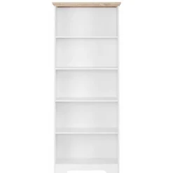 75x180x30 Bücher Regal mit fünf Fächern - Akedra