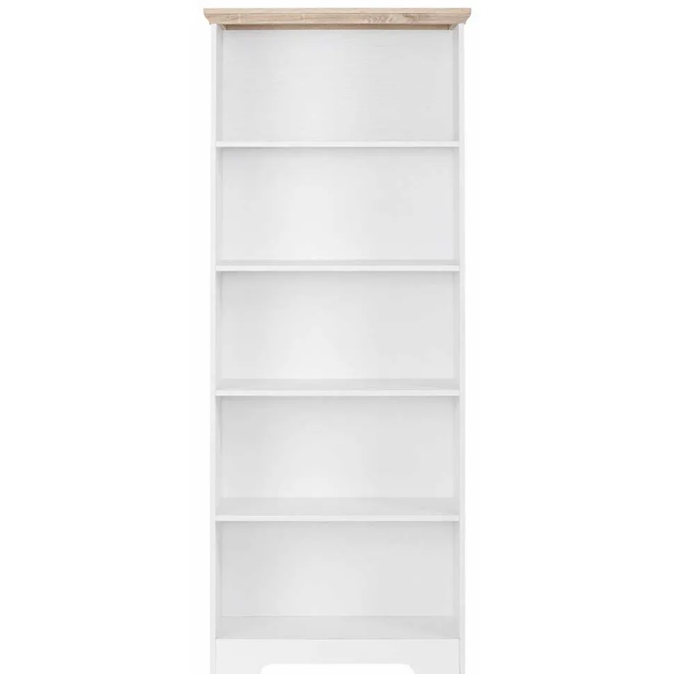 75x180x30 Bücher Regal mit fünf Fächern - Akedra