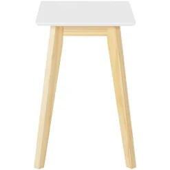 52x59x38 Beistelltisch in Weiß & Kiefer - Ivonas