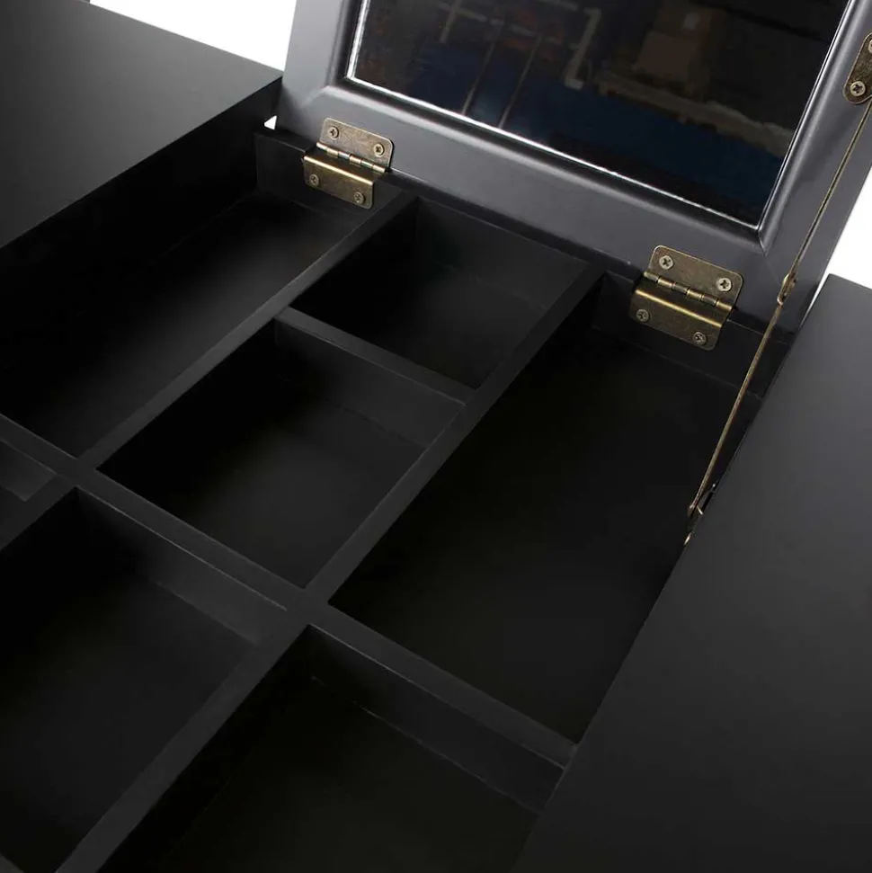 75x78x38 Beistelltisch mit zwei Schubladen - Xania