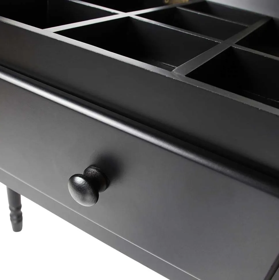 75x78x38 Beistelltisch mit zwei Schubladen - Xania