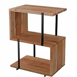 45x60x30 Beistelltisch Regal in Akazie - Matic