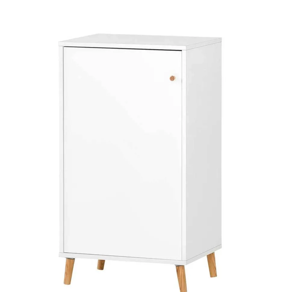 51x185x41 Büro Regal Schrank in Weiß - Obtin