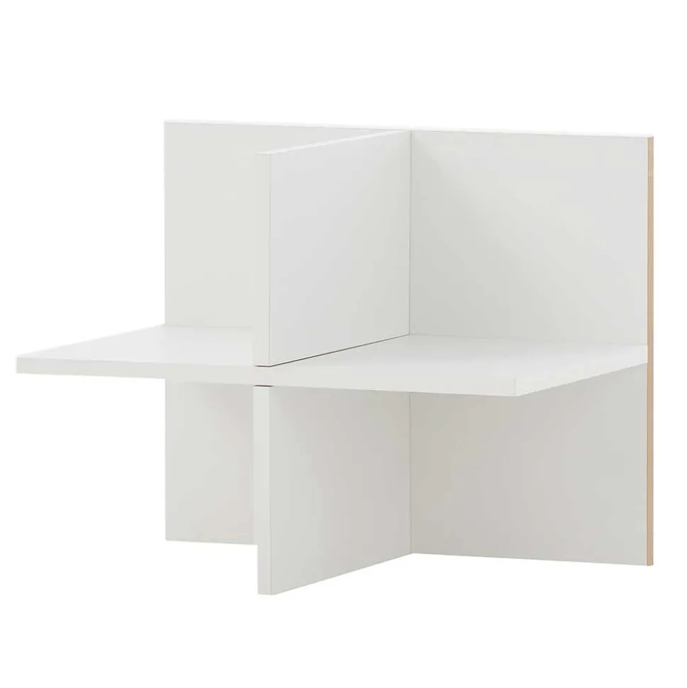 51x185x41 Büro Regal Schrank in Weiß - Obtin