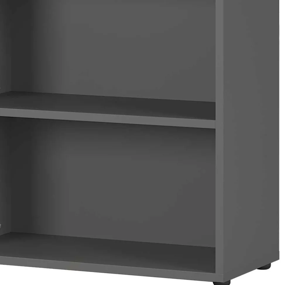 80x197x40 cm Aktenregal in Dunkelgrau - Noel