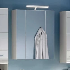 60x70x18 cm Bad Spiegelschrank 3-türig - Whale