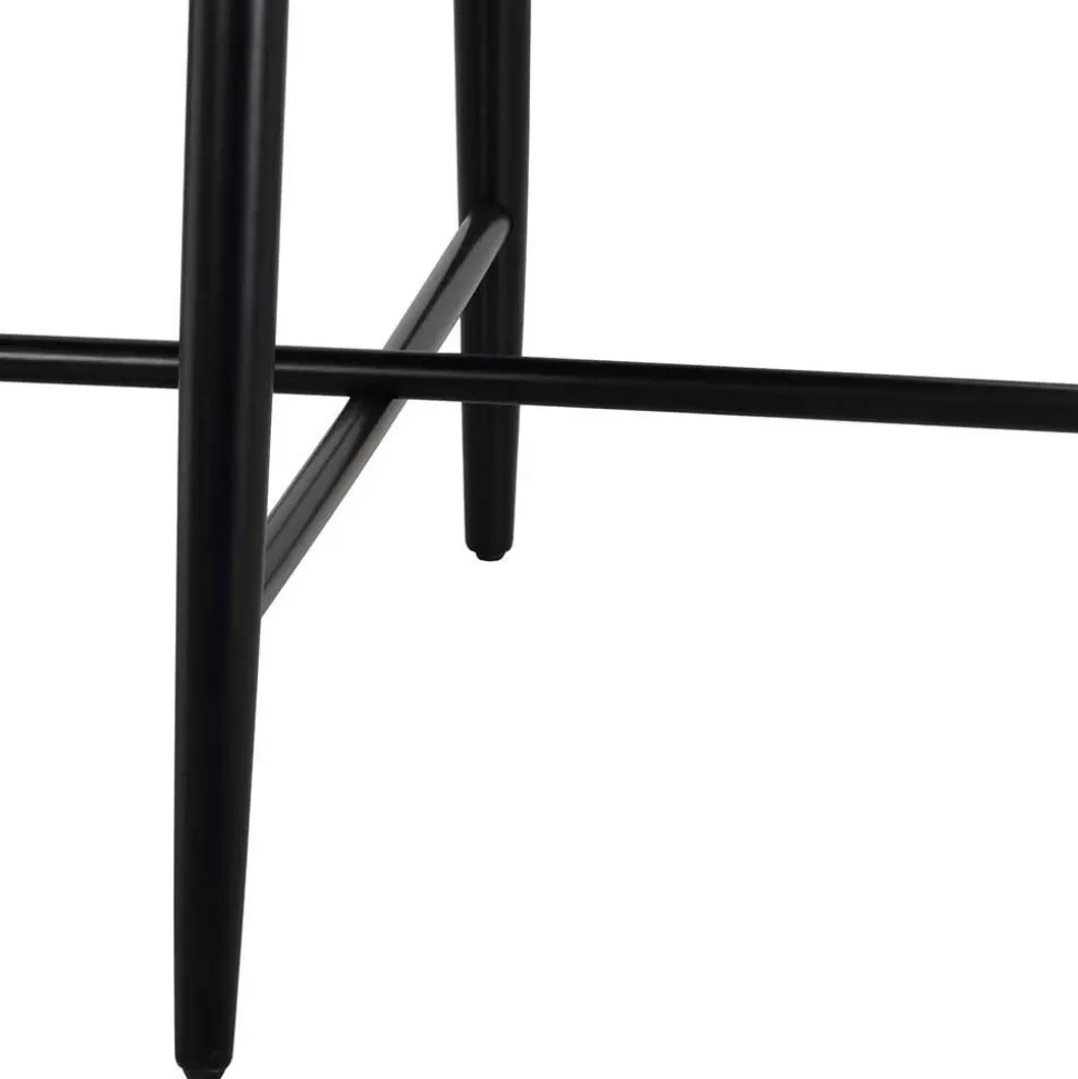 90x91x90 cm Bartisch in Schwarz - Irons