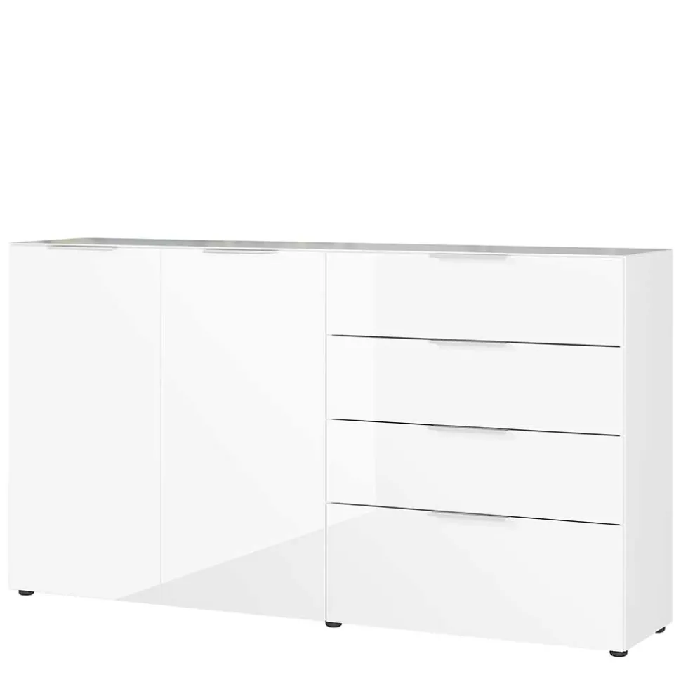 184x101x42 cm Design Sideboard mit Glas Beschichtung - Daven