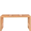 90x49x30 cm Design Sitzbank aus Teak Massivholz - Lakosion