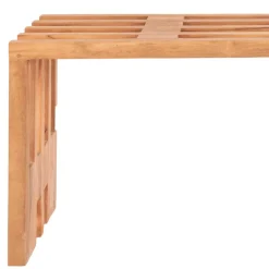 90x49x30 cm Design Sitzbank aus Teak Massivholz - Lakosion