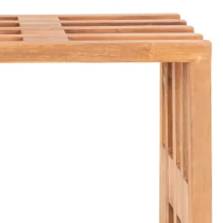 90x49x30 cm Design Sitzbank aus Teak Massivholz - Lakosion