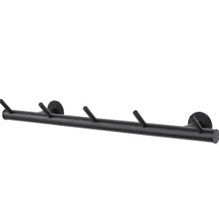 55x8x13 cm Garderobe aus Stahl in Schwarz - Yanathon