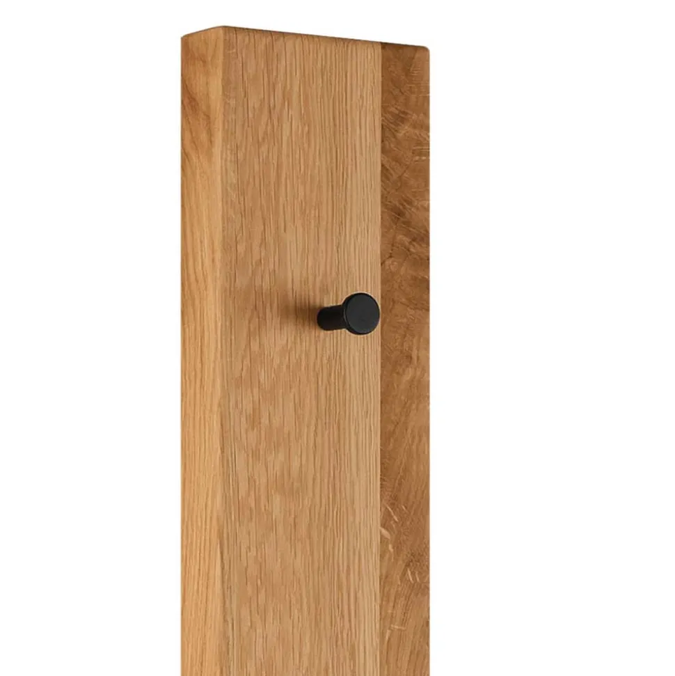 12x163x5 cm Garderobenpaneel aus Asteiche Massivholz - Sotunes