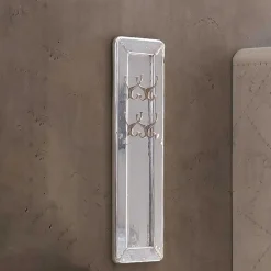 35x110x8 cm Garderobenpaneel in Silber - Pilot