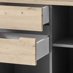 120x107x38 cm Hochkommode in Wildeiche - Kuetra