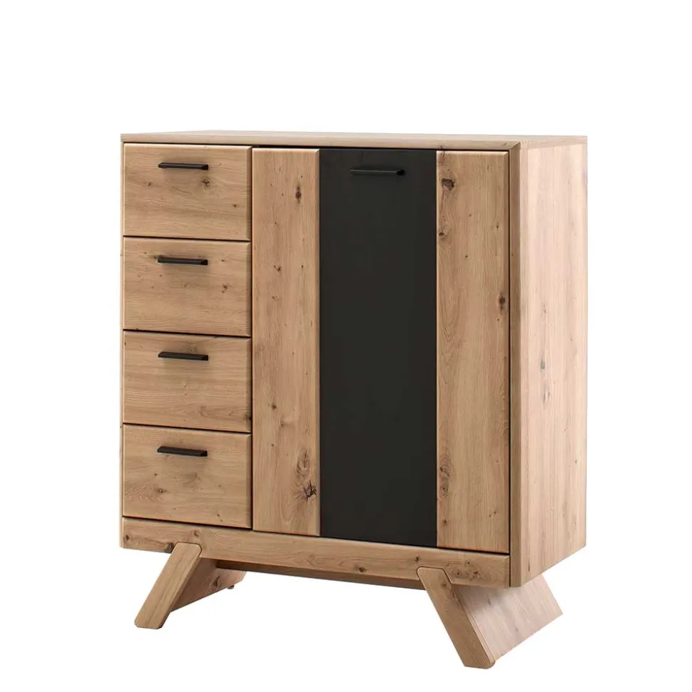 89x103x44 cm Kommode in Holzdekor Eiche - Larinca