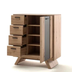 89x103x44 cm Kommode in Holzdekor Eiche - Larinca