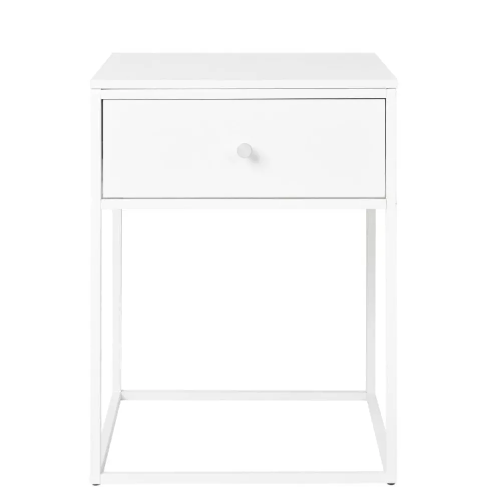 40x55x40 cm Nachttisch in Weiß - Vignola