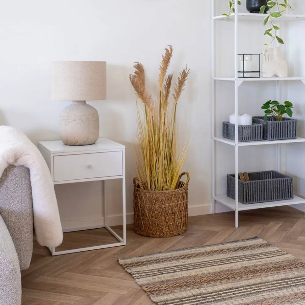 40x55x40 cm Nachttisch in Weiß - Vignola