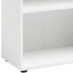 65x80x35 cm Ordnerregal mit zwei Fächern in Weiß - Radiassu