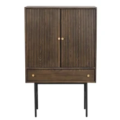 79x125x42 cm Retro Schrank mit Bodenfreiheit - Cuzliav
