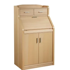 67x120x44 cm Schranksekretär in Buche Natur - Tablona