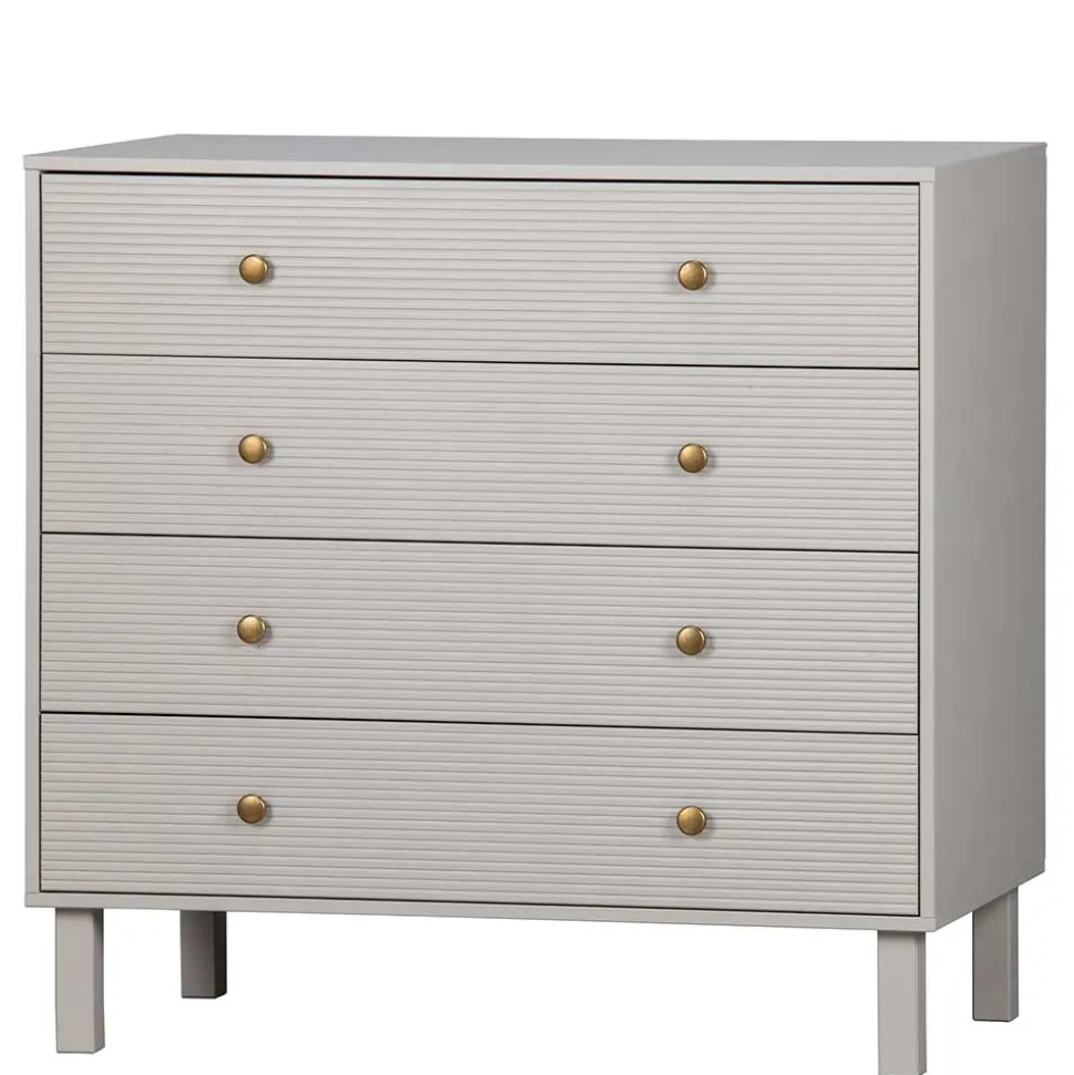 94x91x52 cm Skandi Kommode in Grau - Huvina