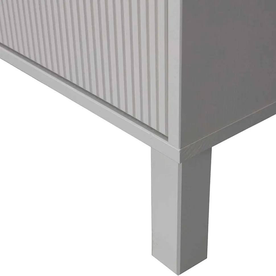 94x91x52 cm Skandi Kommode in Grau - Huvina