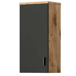 37x75x25 cm 1-türiger Bad Oberschrank modern - Steikun