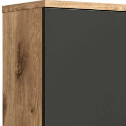 37x75x25 cm 1-türiger Bad Oberschrank modern - Steikun