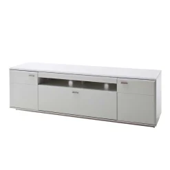 195x60x51 cm TV Board Unterschrank in Weiß - Hazime