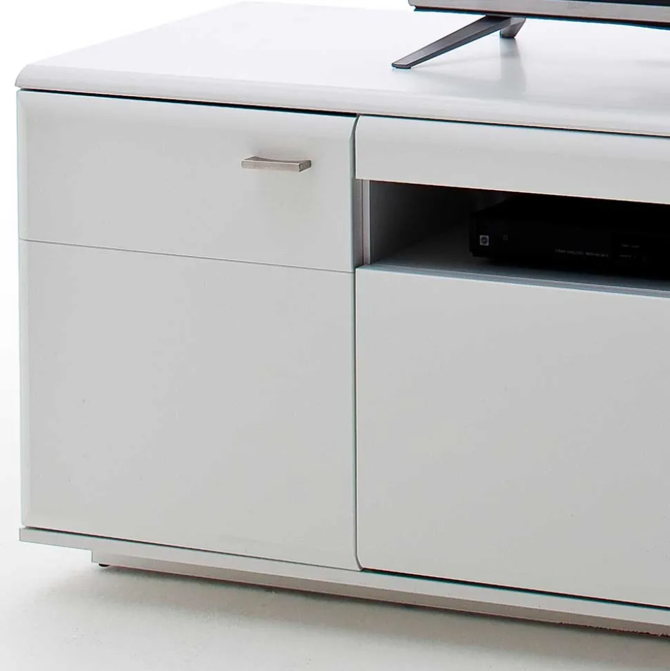 195x60x51 cm TV Board Unterschrank in Weiß - Hazime