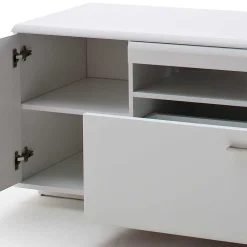 195x60x51 cm TV Board Unterschrank in Weiß - Hazime