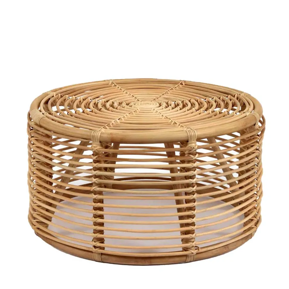 66x36x66 Couchtisch aus Rattan Geflecht - Phildel