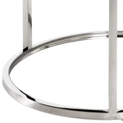 60x36x60 Couchtisch aus Schwarzglas - Zyaman