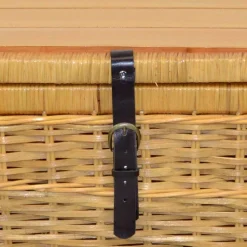 58x44x45 Couchtisch Truhe aus Rattan Geflecht - Valnut