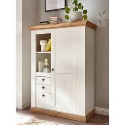 102x139x44 Country Highboard zweifarbig - Diatara