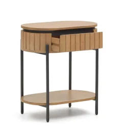 55x65x35 Design Nachtkommode oval - Ilvenda