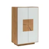 72x112x37 Design Schrank mit Glas Deckel - Mandrey